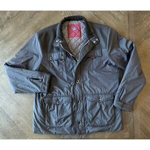 UNTUCKit RODIER Navy Blue FULL ZIP Lightweight Utility Jacket Men’s Size L NEW